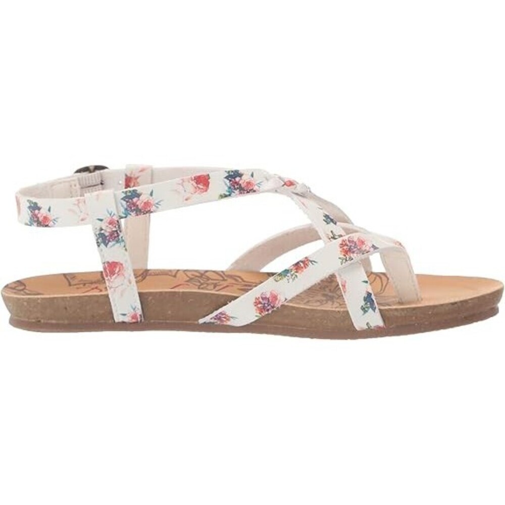 Blowfish Malibu Granola-B-T Sandal Kids 8 White Floral Adjustable Buckle RHS4267 - Picture 9 of 14